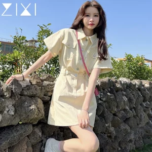 牛仔洋装短裙女2025夏季高级感小众不撞款设计感小个子短袖裙子