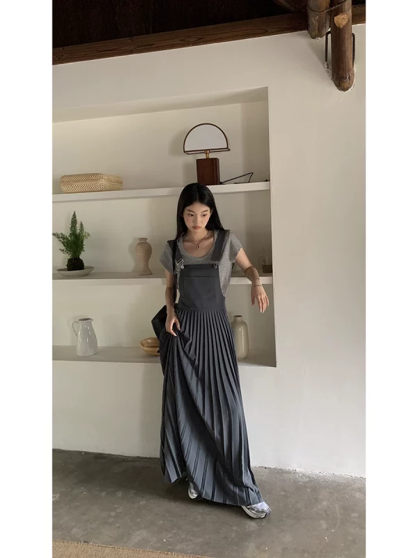 红人馆法式连衣裙女夏季2023年新款小众背带裙高级感长裙气质裙子 - 图片 3