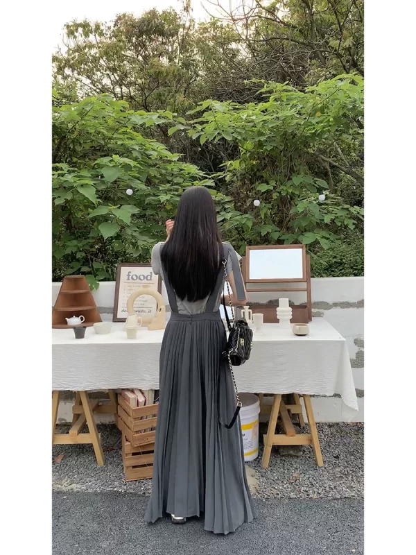 红人馆法式连衣裙女夏季2023年新款小众背带裙高级感长裙气质裙子 - 图片 5